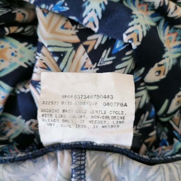 Alyx Womens Multicolor Elastic Waistband Aztec Print Palazzo Pants Size XL - Picture 6 of 6